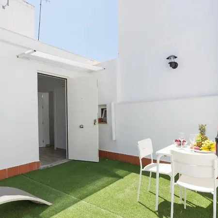 Preciosa Casa Terraza Privada 2hab 2banos Ac Appartamento